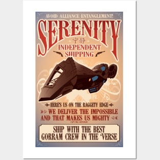 Firefly Serenity Shipping Posters and Art